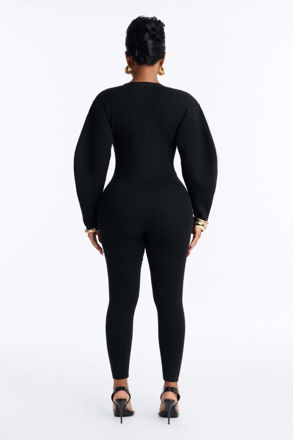 Black V-Neck Jumpsuit
