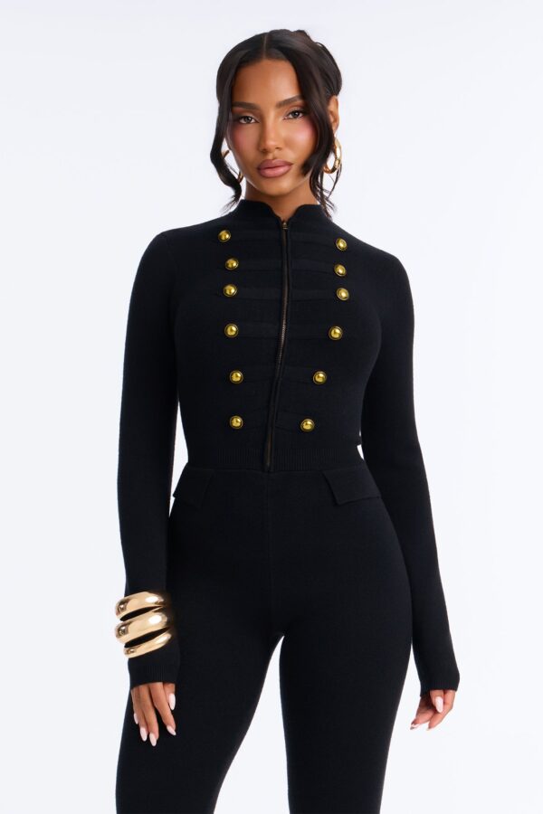 Jumpsuit in Black 50% viscose