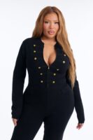 Jumpsuit in Black 50% viscose