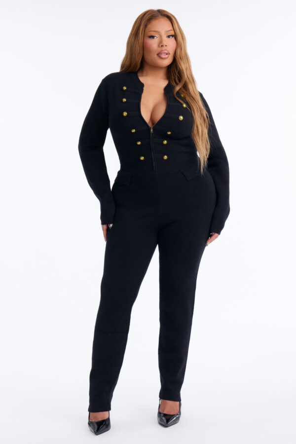 Jumpsuit in Black 50% viscose