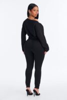 Jumpsuit in Black 50% rayon