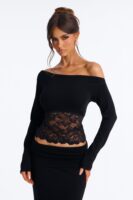 Skirt in Black 75% viscose