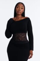 Skirt in Black 75% viscose