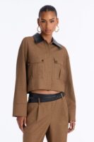 Brown Wide-Leg Pants