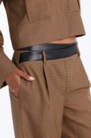 Brown Wide-Leg Pants