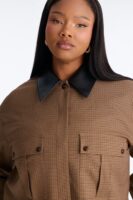 Brown Wide-Leg Pants