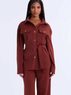 Pants in Rust 100% polyester