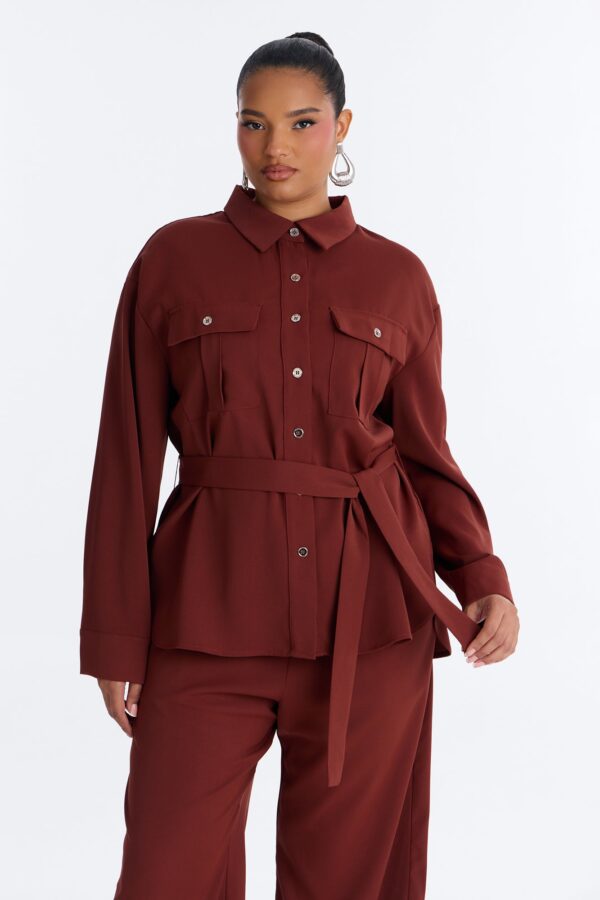 Pants in Rust 100% polyester