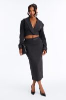 Skirt in Charcoal 80% polyester