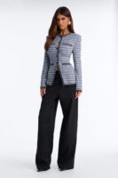Blazer with a wide leg