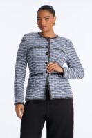 Blazer with a wide leg