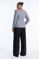 Blazer with a wide leg