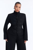 Blazer in Black 92% polyester