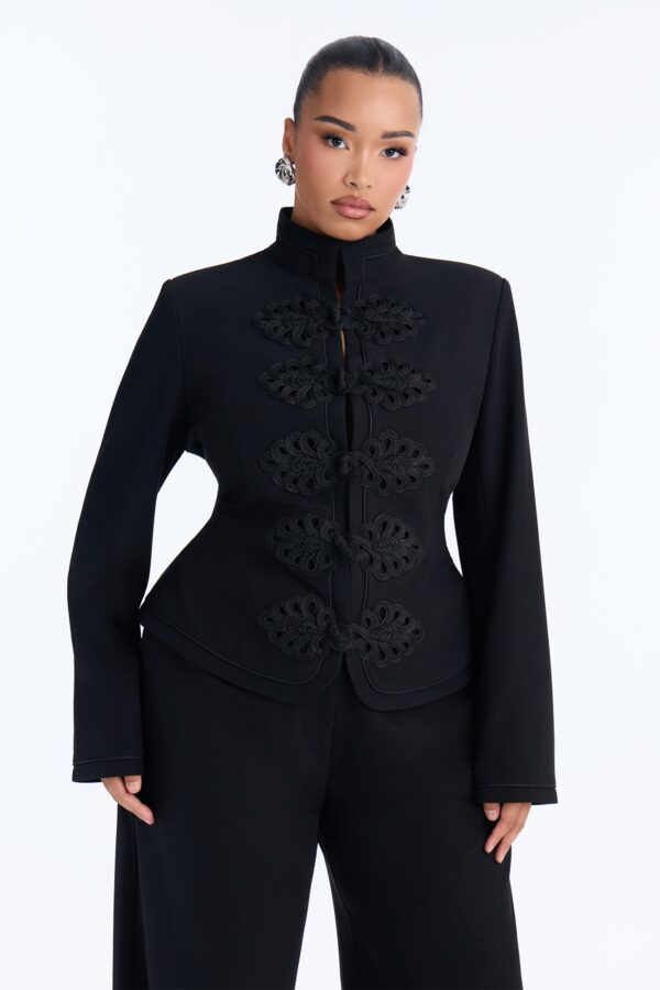 Blazer in Black 92% polyester