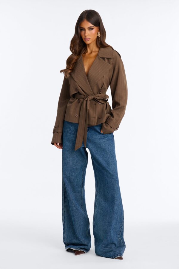 Jacket in Brown 92% polyester