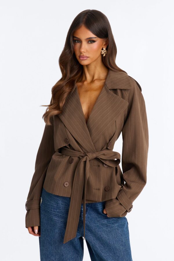 Jacket in Brown 92% polyester