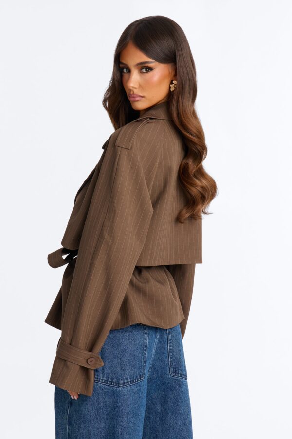 Jacket in Brown 92% polyester