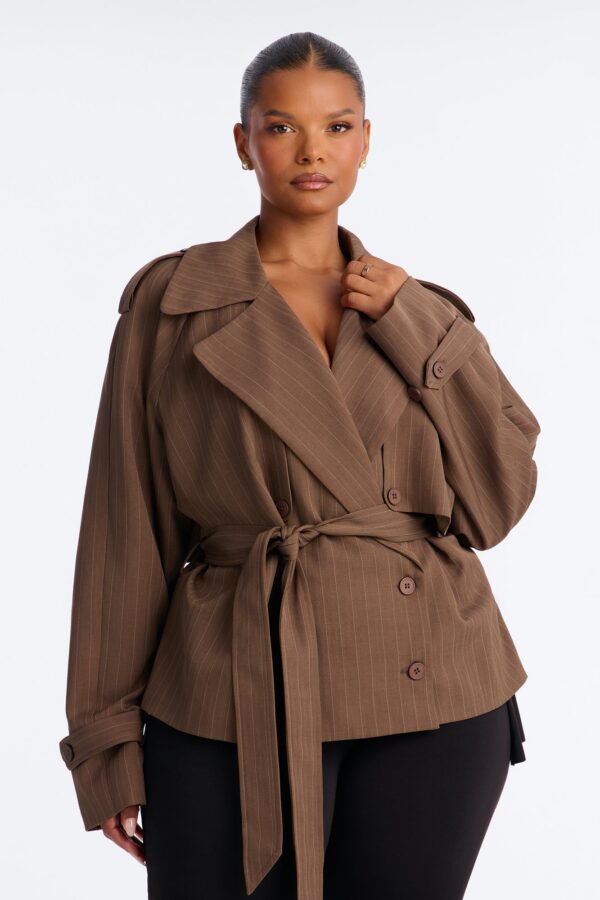Jacket in Brown 92% polyester