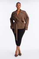 Jacket in Brown 92% polyester