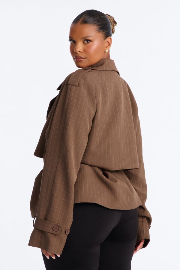 Jacket in Brown 92% polyester