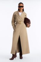 Maxi Coat in Khaki