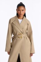 Maxi Coat in Khaki