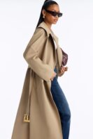 Maxi Coat in Khaki