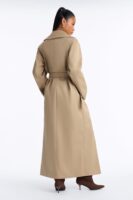 Maxi Coat in Khaki