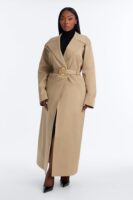 Maxi Coat in Khaki