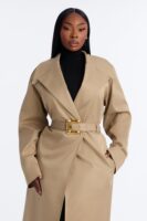 Maxi Coat in Khaki