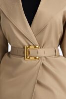Maxi Coat in Khaki