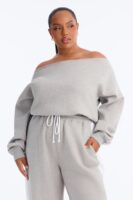 Wide-Leg Jumpsuit in Heather Grey
