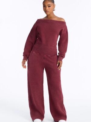 Jumpsuit in Burgundy