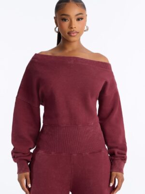 Jumpsuit in Burgundy