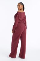 Jumpsuit in Burgundy