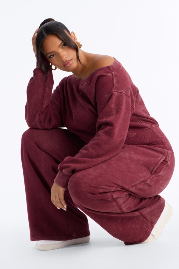 Jumpsuit in Burgundy