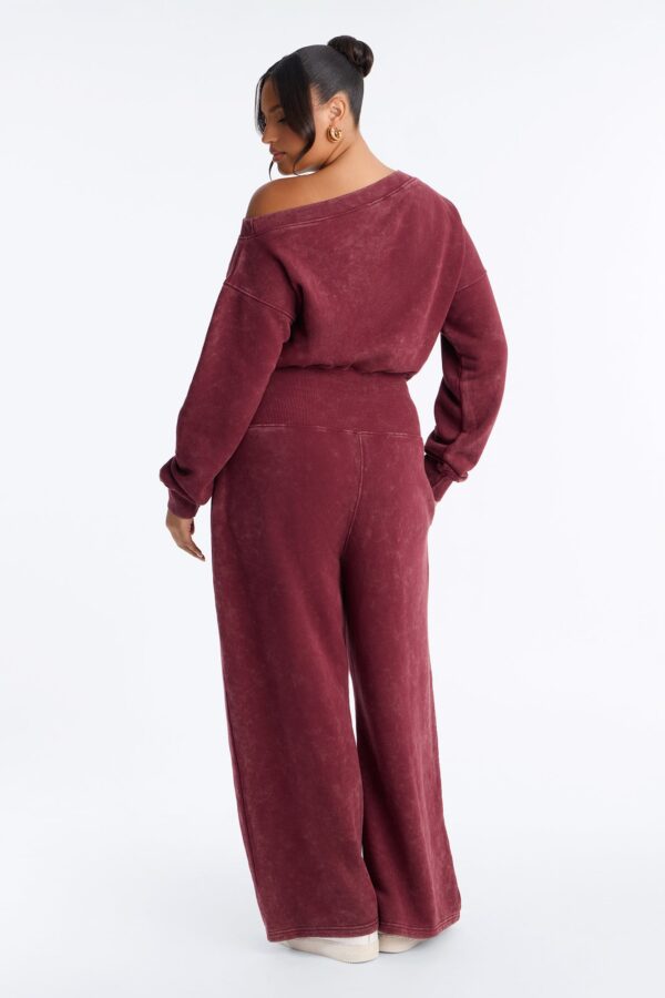 Jumpsuit in Burgundy