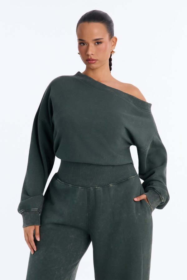 Jumpsuit with one shoulder