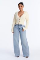 Cardigan in Ivory 50% viscose