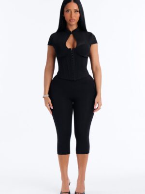 Black Top with mock neck