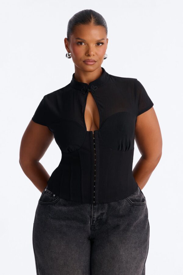 Black Top with mock neck
