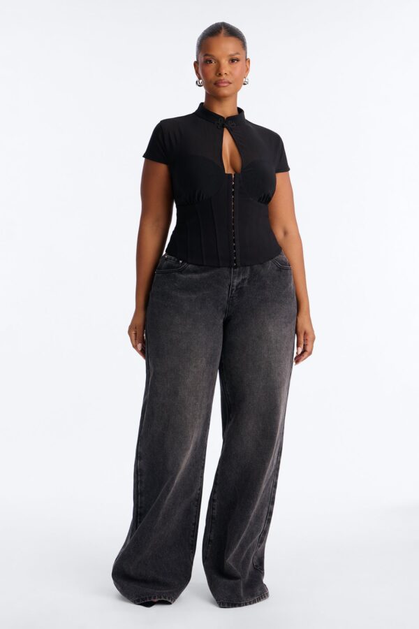 Black Top with mock neck