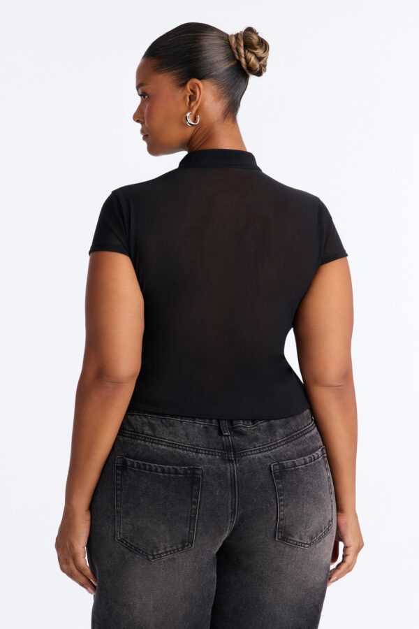 Black Top with mock neck
