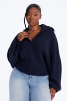 Pullover in Navy 45% acrylic