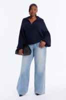 Pullover in Navy 45% acrylic