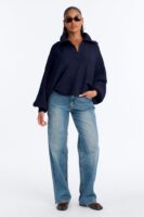 Pullover in Navy 45% acrylic