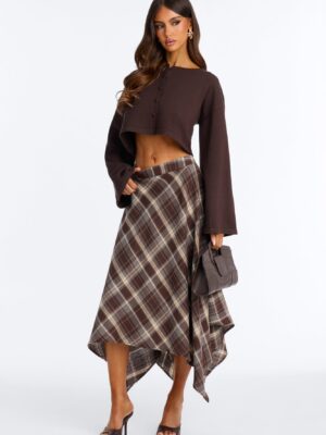 Cardigan in Chocolate 48% viscose