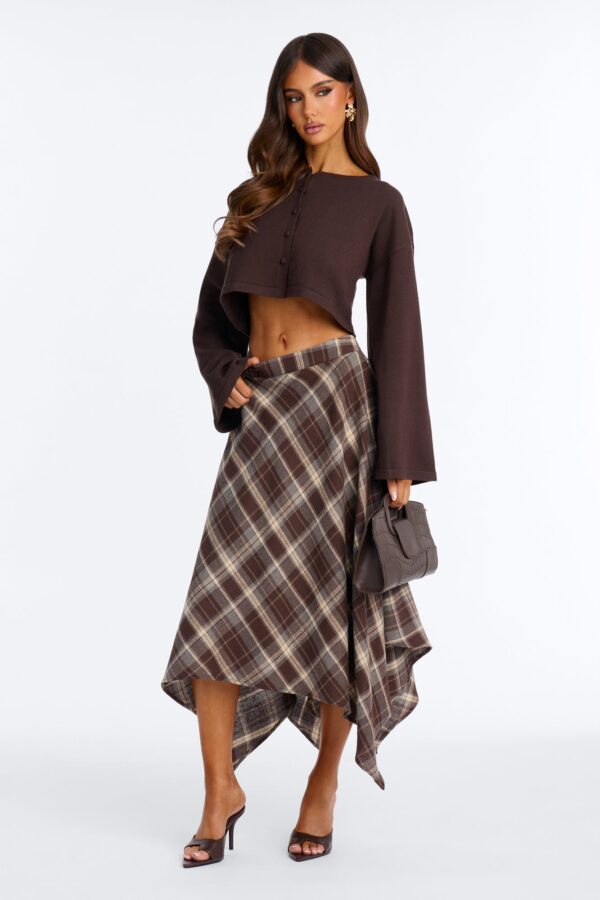 Cardigan in Chocolate 48% viscose