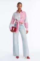Shirt with a cropped
