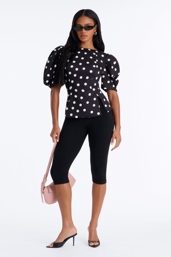 Blouse in Black 100% polyester